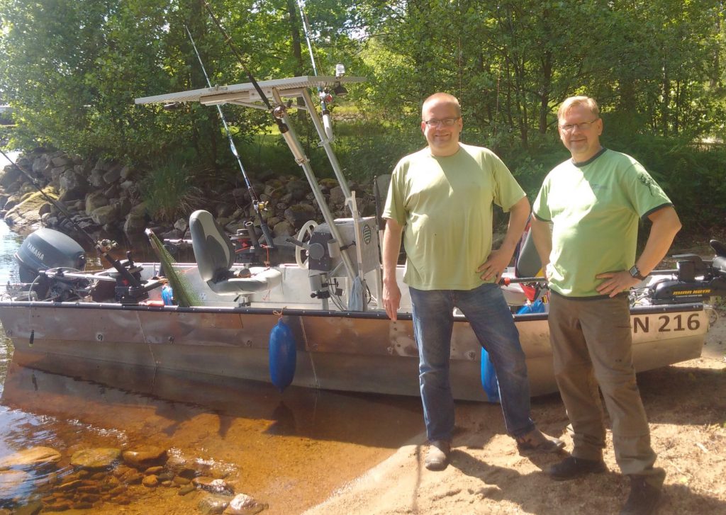 BOLMEN-ZANDER-TROLLING 2015 BOLMEN-ZANDER-TROLLING 2015 Ferienhaus Bolmen Löckna Lorsby 480B Downrigger