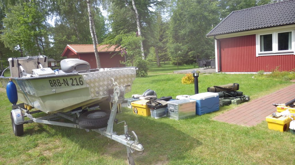 BOLMEN-ZANDER-TROLLING 2015 BOLMEN-ZANDER-TROLLING 2015 Ferienhaus Bolmen Löckna Lorsby 480B Trailer