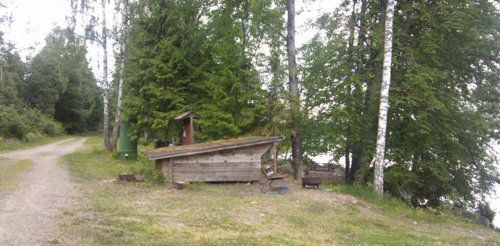 Åsnen Åsnen Kanu Paddeltour Wasserwandern Rastplatz