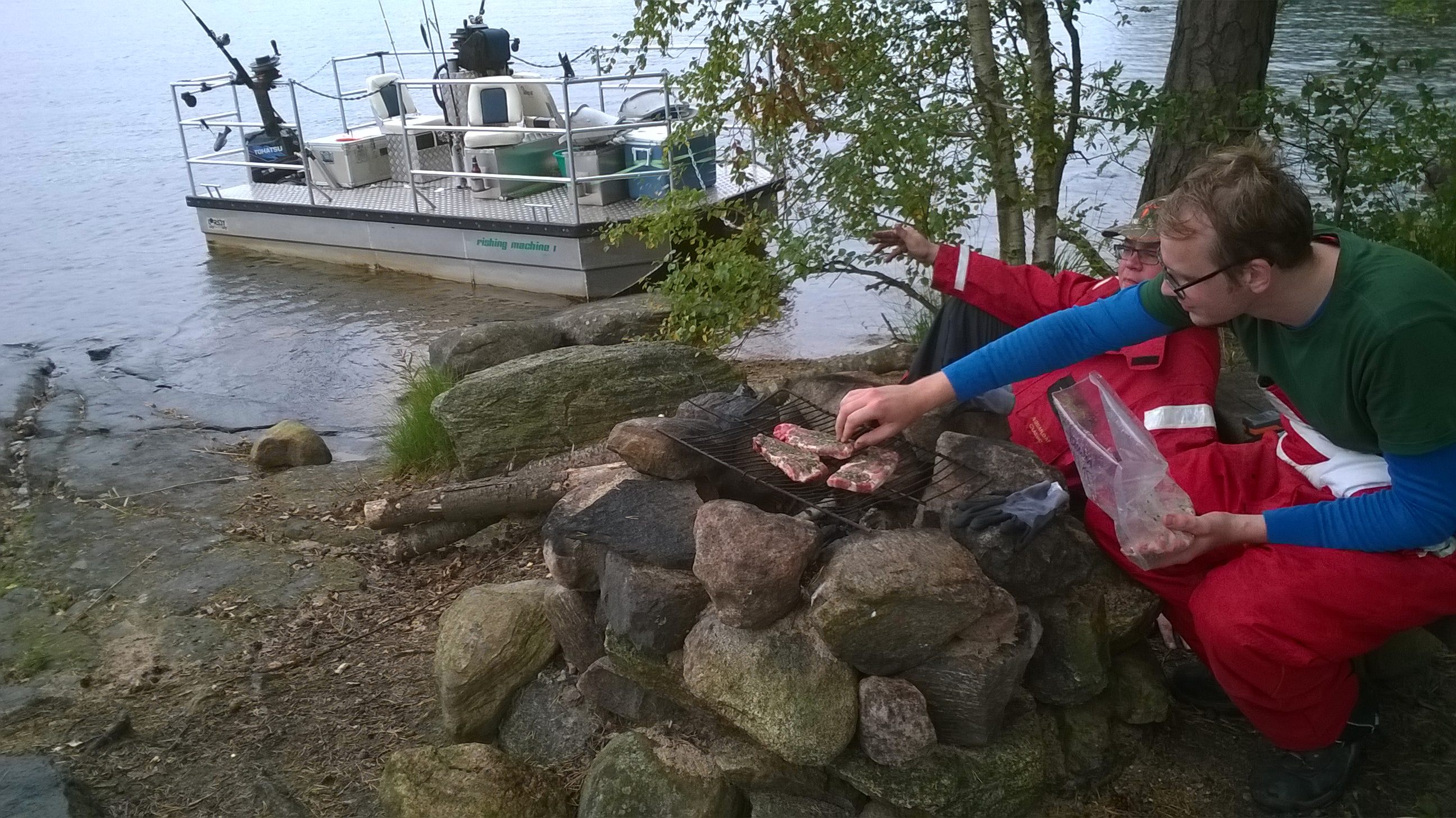 ÖRESJÖN-TROLLING 2014/2015 Trollingboote Downrigger Lorsby Katamaran fishing machine