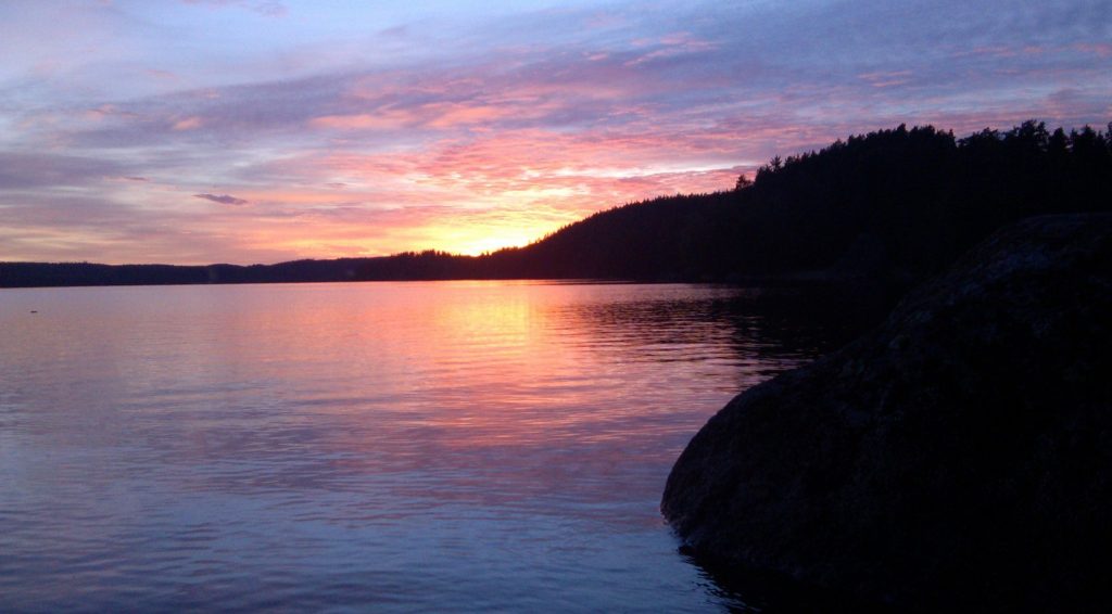 Sommen Sommen Sommensee Sonnenuntergang Sunset