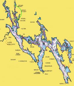 SOMMEN Gewässerkarte Seekarte Tiefenkarte