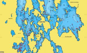 ÅSNEN - Navionics Gewässerkarte Seekarte